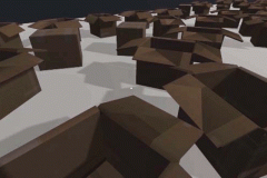 A video with cardboard boxes resembles someone who is physically absent and walks in search.   An intention to express my anxiety around concepts such as communication, work, the pace of everyday life of an era that is becoming more and more digital with handmade & digital studies… maybe because, by hand I learned to think.